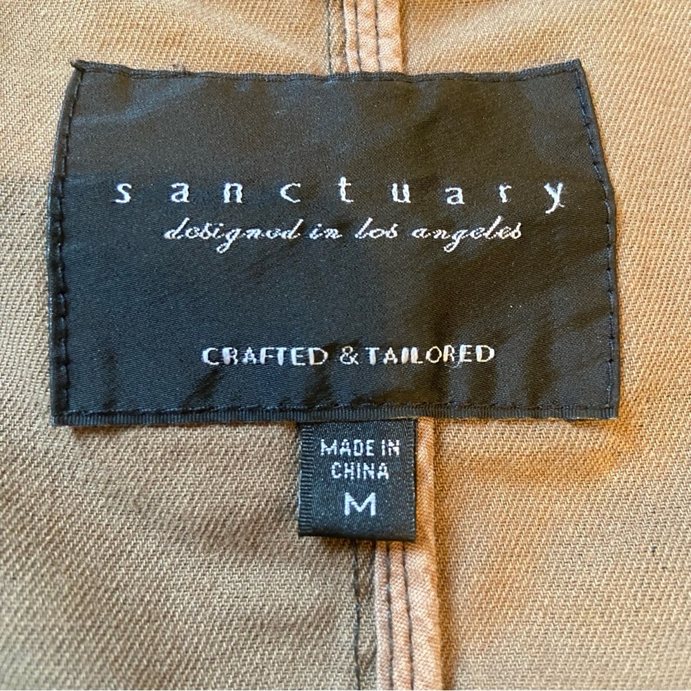 Sanctuary {from Anthropologie} Cotton Camo Bomber Jacket — Size Medium - Picture 6 of 7